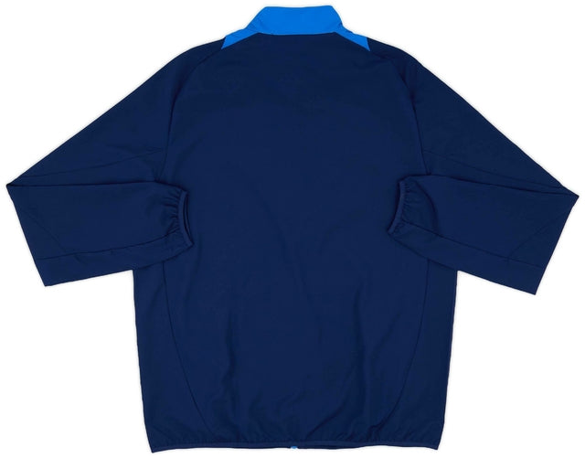 Jaqueta Corta-Vento Juventus Treino 24/25 - Masculina Adidas - Azul com detalhes em laranja