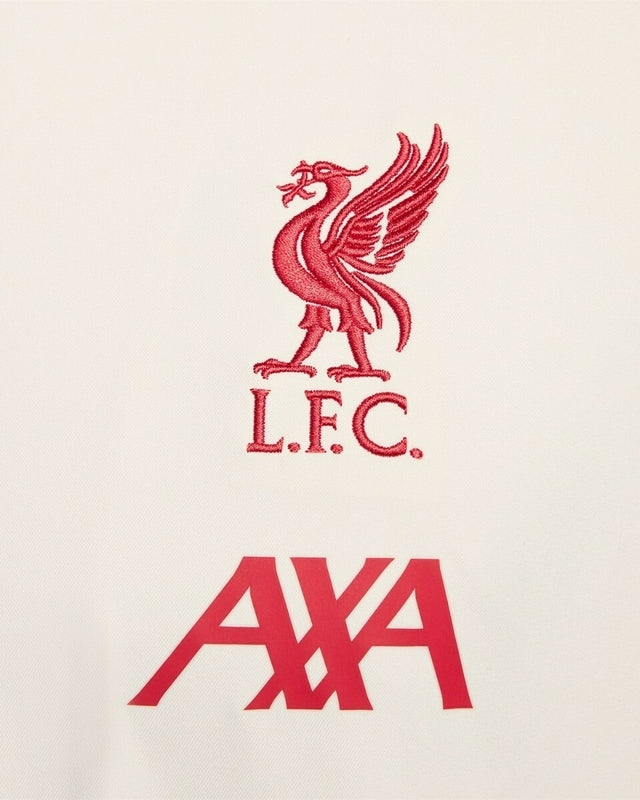 Conjunto Liverpool Treino I 24/25 - Masculino Nike - Bege e preto com detalhes em vermelho