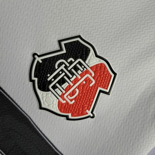 Camisa Santa Cruz II 24/25 -  Volt Feminina - Branca com detalhes em preto e vermelho