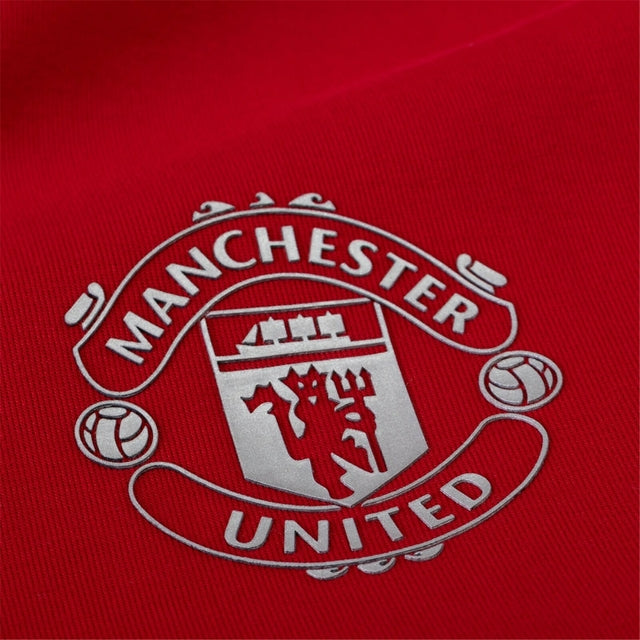 Jaqueta Corta-Vento Manchester United 24/25 - Masculina Adidas - Vermelha