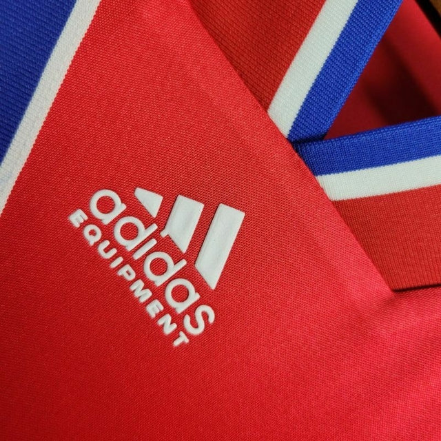 Camisa Retrô Bayern de Munique I 1993/1995 - Masculina Adidas - Azul e vermelha