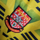 Camisa Retrô Arsenal II 91/93 - Masculina Adidas - Amarela com detalhes em verde e vermelho
