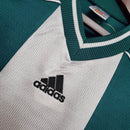 Camisa Retrô Seleção da Alemanha II 1998 - Masculina Adidas - Branca e verde