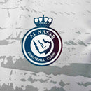 Camisa Al-Nassr III 23/24 - Torcedor Nike Masculina - Branca com detalhes em roxo