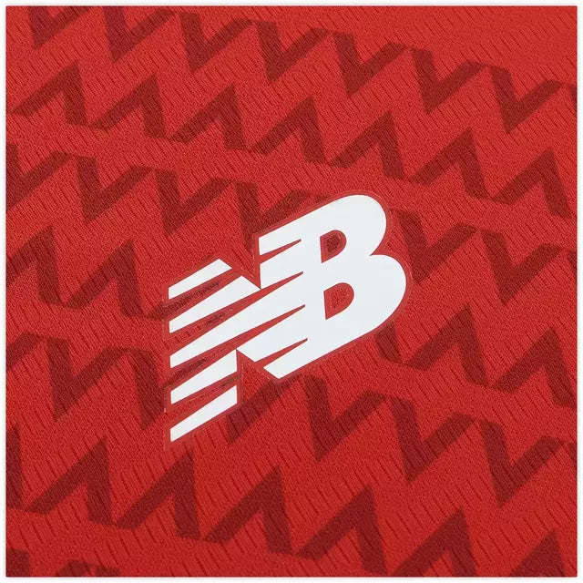 Camisa Lille I 24/25 - Torcedor New Balance Masculina - Vermelha com detalhes em azul