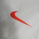 Jaqueta Corta-Vento Barcelona 23/24 - Branca e cinza com detalhes em vermelho