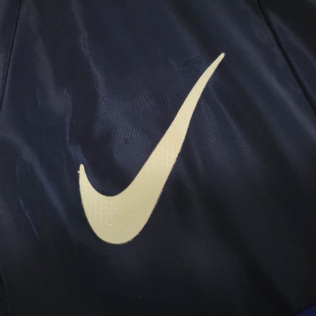 Jaqueta Corta-Vento Barcelona 23/24 - Azul com detalhes em vermelho