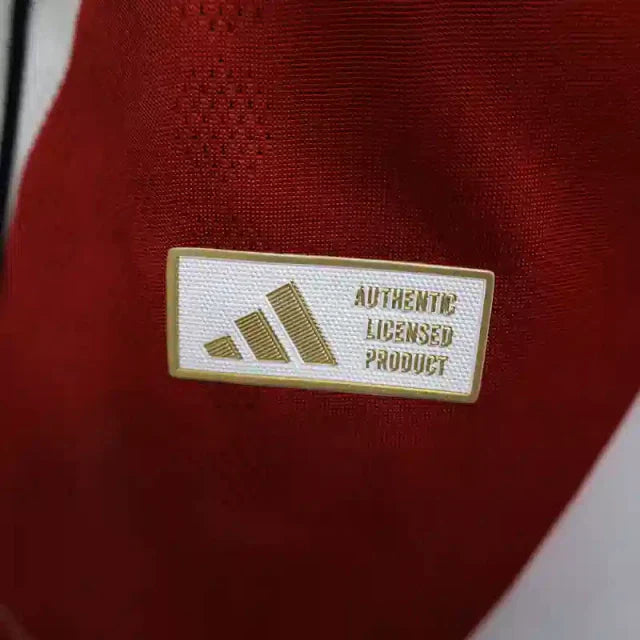 Camisa River Plate I 25/26 - Jogador Adidas Masculina - Branca e vermelha