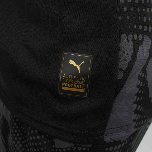 Camisa AC Milan Goleiro 24/25 - Torcedor Puma Masculina - Preta com detalhes em cinza