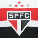 Camisa São Paulo I 25/26 -  New Balance Feminina - Branca com detalhes em vermelho e preto