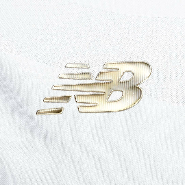 Camisa São Paulo I 25/26 - Torcedor New Balance Masculina - Branca com detalhes em vermelho e preto