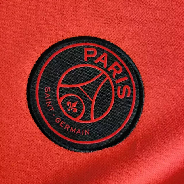 Camisa Retrô Paris Saint-Germain II 2019/20 - Masculina Jordan - Laranja com detalhes em preto