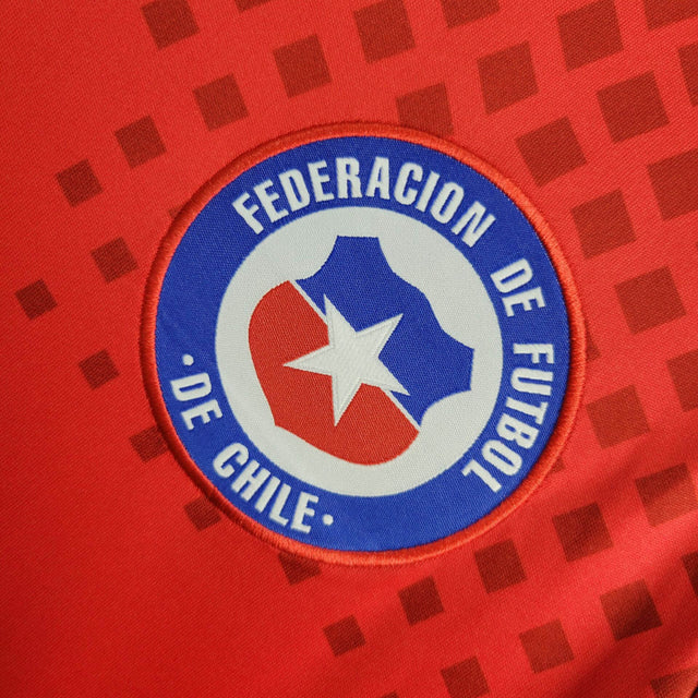 Camisa Seleção do Chile I 24/25 - Torcedor Adidas Masculina - Vermelha