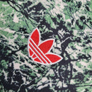 Kit Infantil Manchester United 24/25 - Adidas - Verde com detalhes em branco e preto