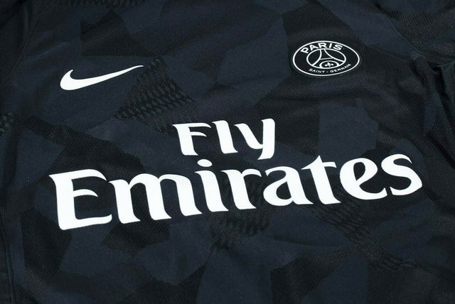 Camisa Retrô Paris Saint-Germain III 2017/18 - Masculina Nike - Preta