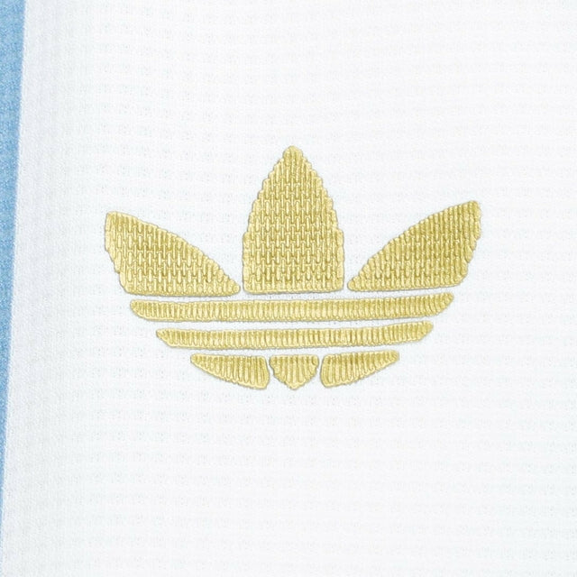 Camisa Seleção Argentina Edição Comemorativa 25/26 -  Adidas Feminina - Branca com listras em azul