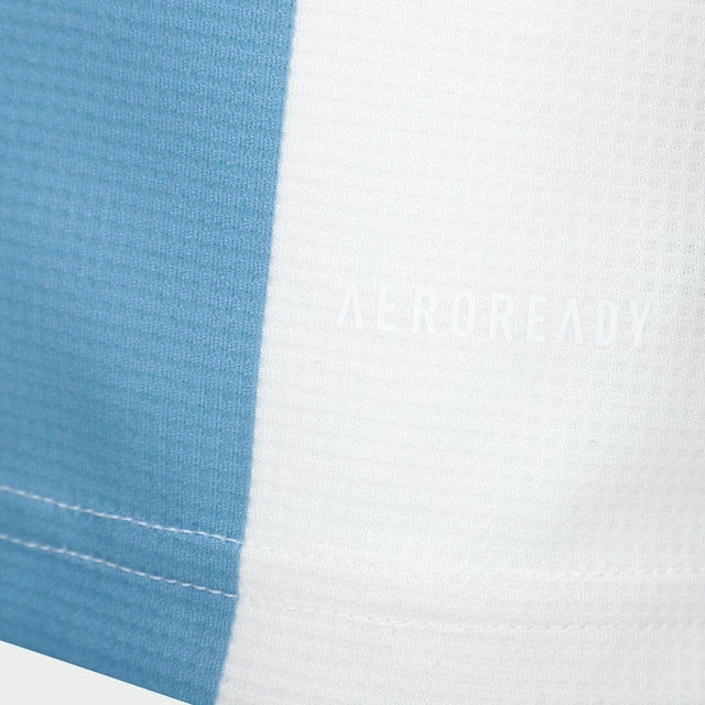 Camisa Seleção Argentina Edição Comemorativa 25/26 - Torcedor Adidas Masculina - Branca com listras em azul