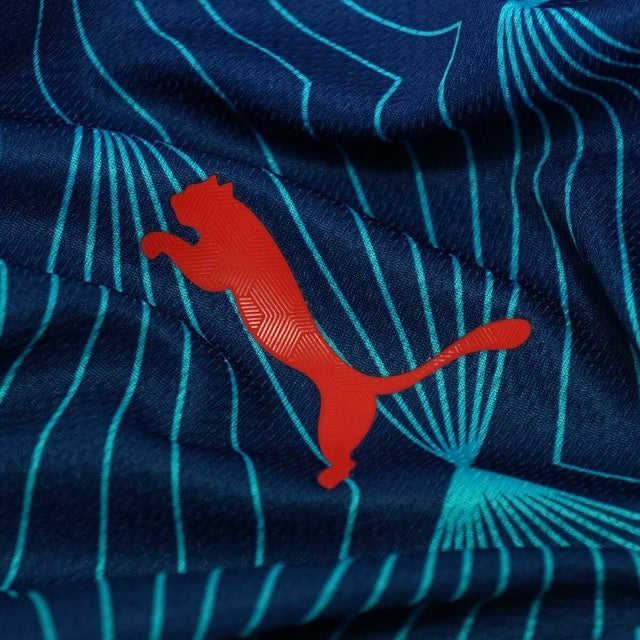 Camisa Red Bull Bragantino II 25/26 -  Puma Feminina - Azul