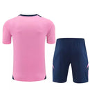 Kit Treino adulto - Camisa e Shorts - Arsenal Adidas 24/25 - Rosa e azul