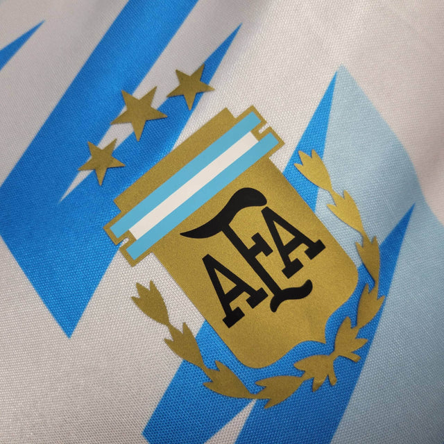 Camisa Seleção Argentina Edição especial Dragon Ball 24/25 - Jogador Adidas Masculina - Branca com detalhes em azul