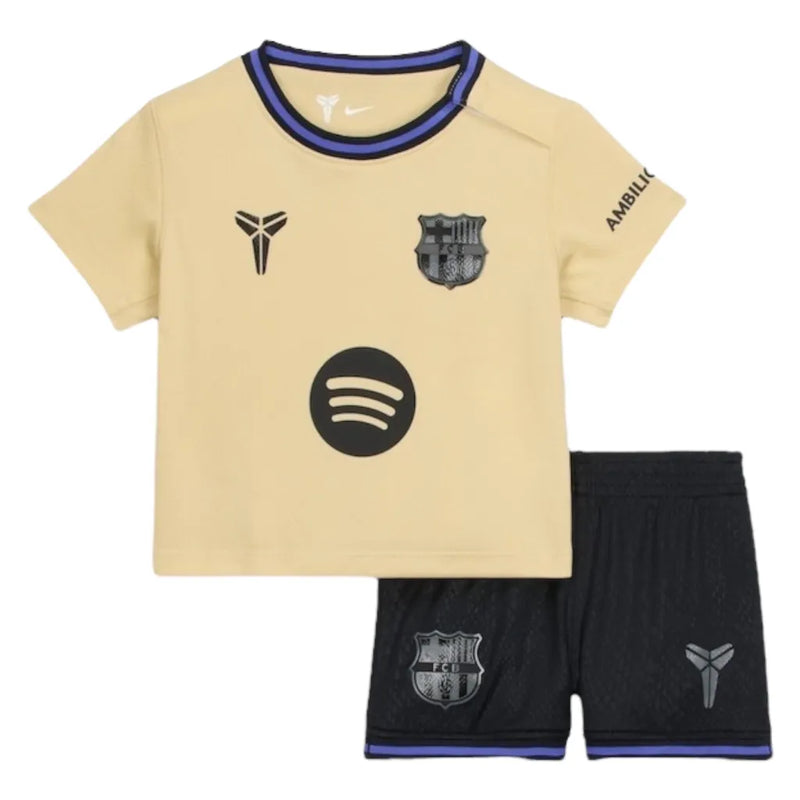 Kit Infantil Barcelona II 25/26 - Nike - Amarelo e azul
