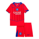 Kit Infantil Paris Saint-Germain III 25/26 - Nike - Vermelho e azul