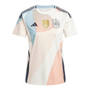 Camisa Seleção Espanha Eurocopa II 25/26 -  Adidas Feminina - Branca com detalhes em rosa e azul