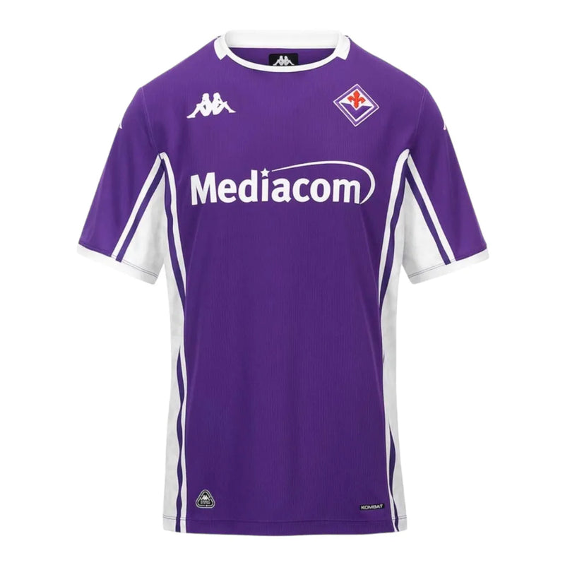 Camisa Fiorentina I 25/26 - Torcedor Kappa Masculina - Roxa e branca