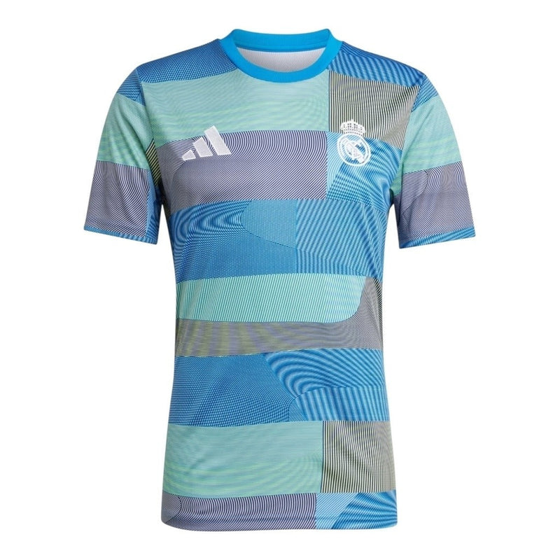 Camisa Real Madrid Pré-jogo 25/26 - Torcedor Adidas Masculina - Azul