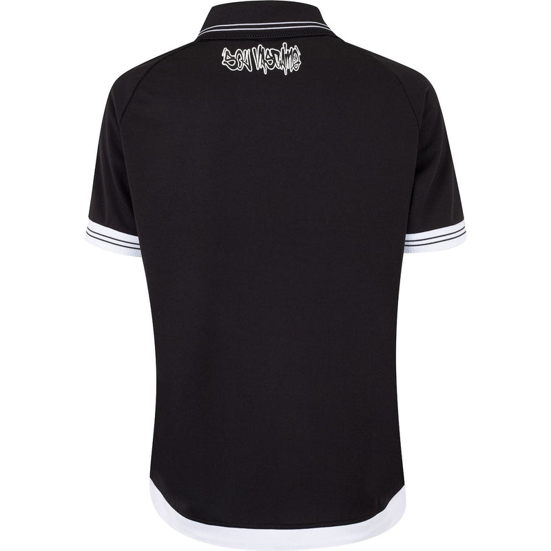 Camisa Vasco da Gama I 25/26 -  Kappa Feminina  Preto+Branco