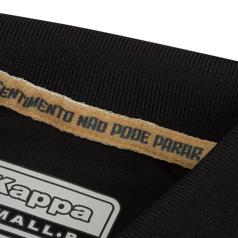 Camisa Vasco da Gama I 25/26 -  Kappa Feminina  Preto+Branco