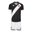 Kit Infantil Vasco I 25/26 - Kappa - Preto e branco