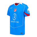 Camisa Atlético de Madrid III 25/26 - Torcedor Nike Masculina - Azul e vermelha