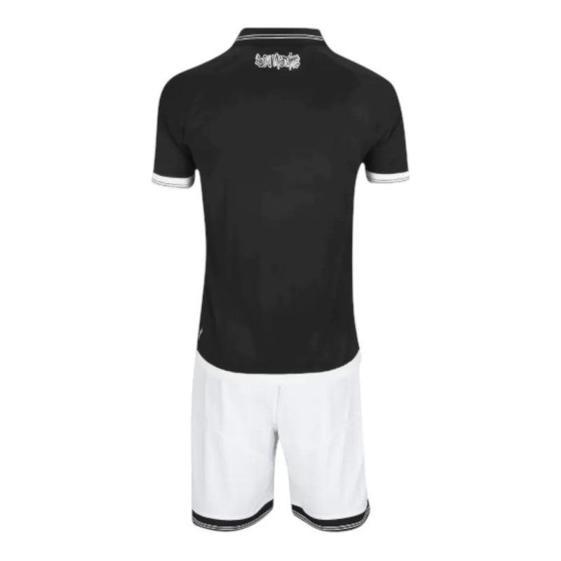 Kit Infantil Vasco I 25/26 - Kappa - Preto e branco