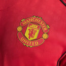 Camisa Manchester United I 25/26 - Torcedor Adidas Masculina - Vermelha com detalhes em preto