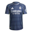 Camisa Real Madrid II 25/26 - Torcedor Adidas Masculina - Azul com detalhes em amarelo