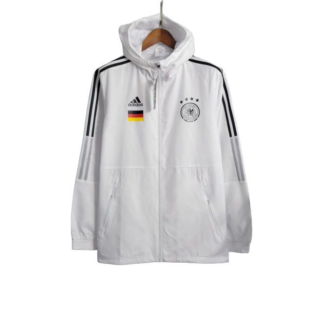 Jaqueta Corta-Vento Seleção da Alemanha 23/24 - Branca