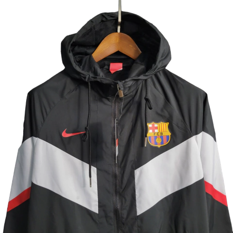 Jaqueta Corta-Vento Barcelona 23/24 - Masculina Nike - Preta