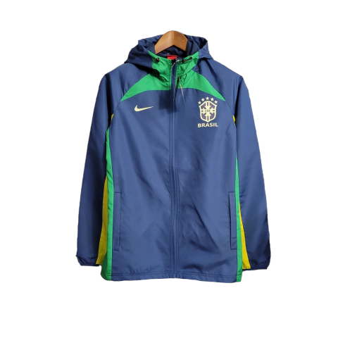 Jaqueta Corta-Vento Brasil 23/24 Masculina Nike - Azul