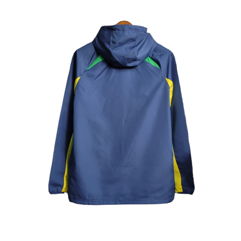 Jaqueta Corta-Vento Brasil 23/24 Masculina Nike - Azul