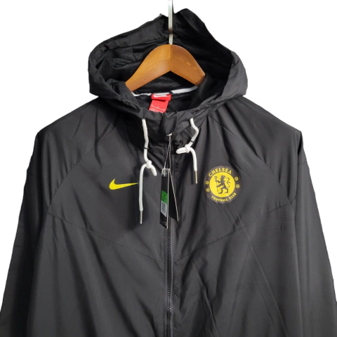 Jaqueta Corta-Vento Chelsea 23/24 - Masculina Nike - Preta