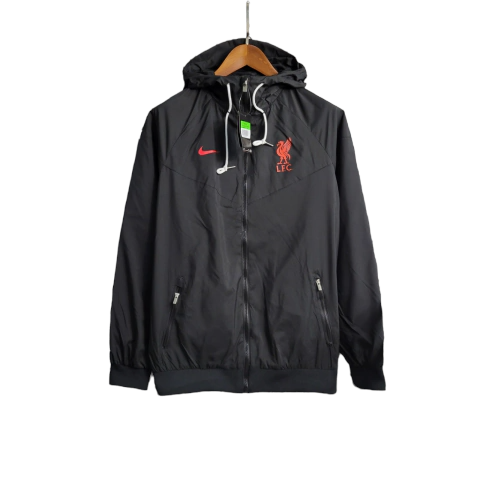 Jaqueta Corta-Vento Liverpool 23/24 - Masculina Nike - Preta