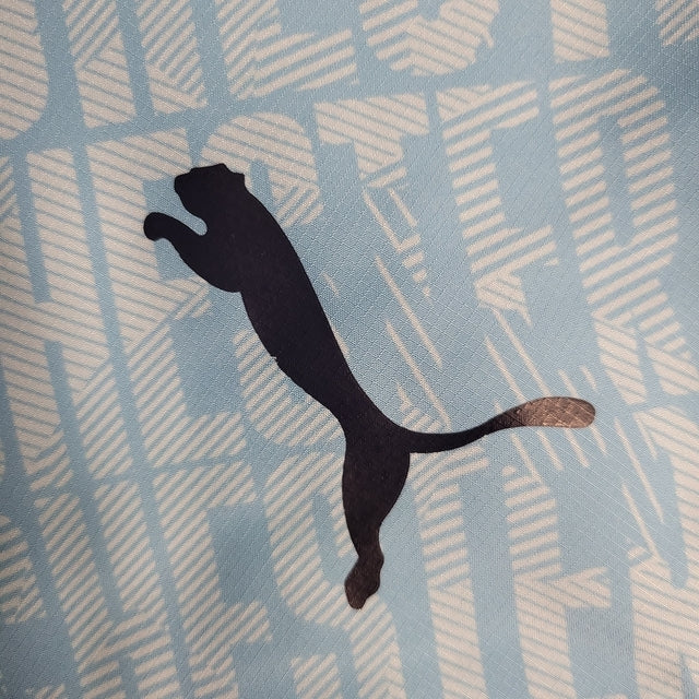 Jaqueta Corta-Vento Manchester City 23/24 Masculina Puma - Azul