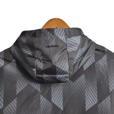 Jaqueta Corta-Vento Manchester United 23/24 Masculino Adidas - Preto