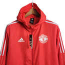 Jaqueta Corta-Vento Manchester United 23/24 - Masculina Adidas - Vermelha