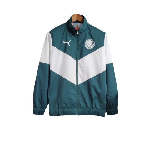 Jaqueta Corta-Vento Palmeiras 23/24 - Masculina Puma - Verde e branca