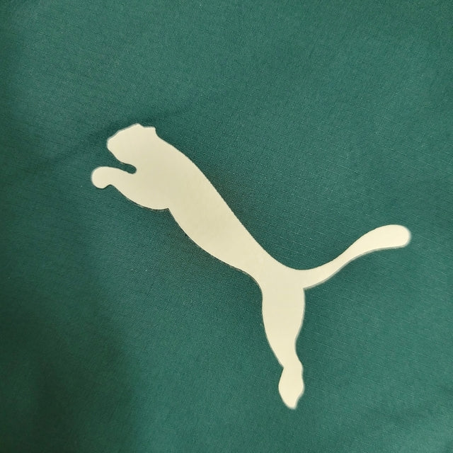 Jaqueta Corta-Vento Palmeiras 23/24 - Masculina Puma - Verde e branca