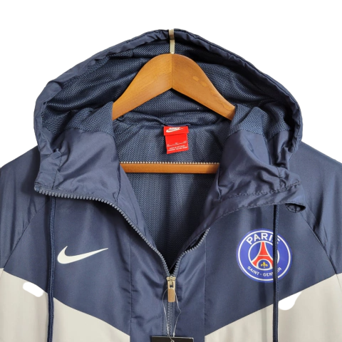 Jaqueta Corta-Vento Paris Saint Germain 23/24 - Masculina Nike - Azul