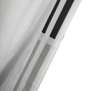 Jaqueta Corta-Vento Real Madrid 23/24 - Masculina Adidas - Branca com listras pretas