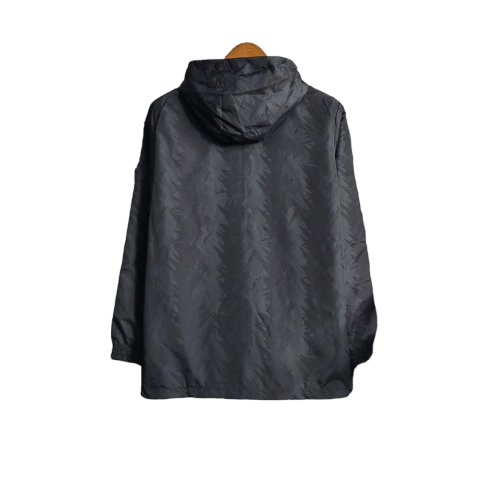 Jaqueta Corta-Vento Real Madrid 23/24 - Masculina Adidas - Preta